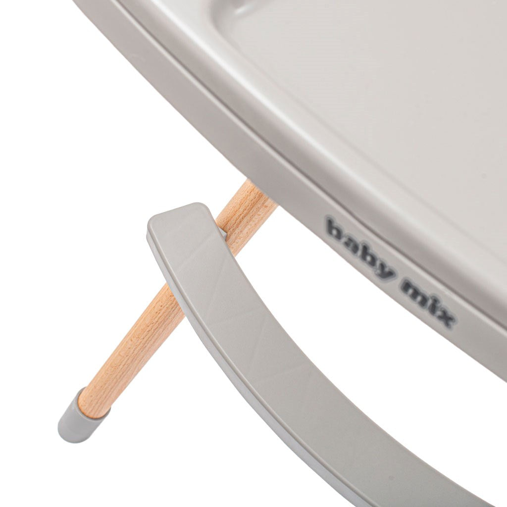 Etetőszék Baby Mix Freja wooden dark grey