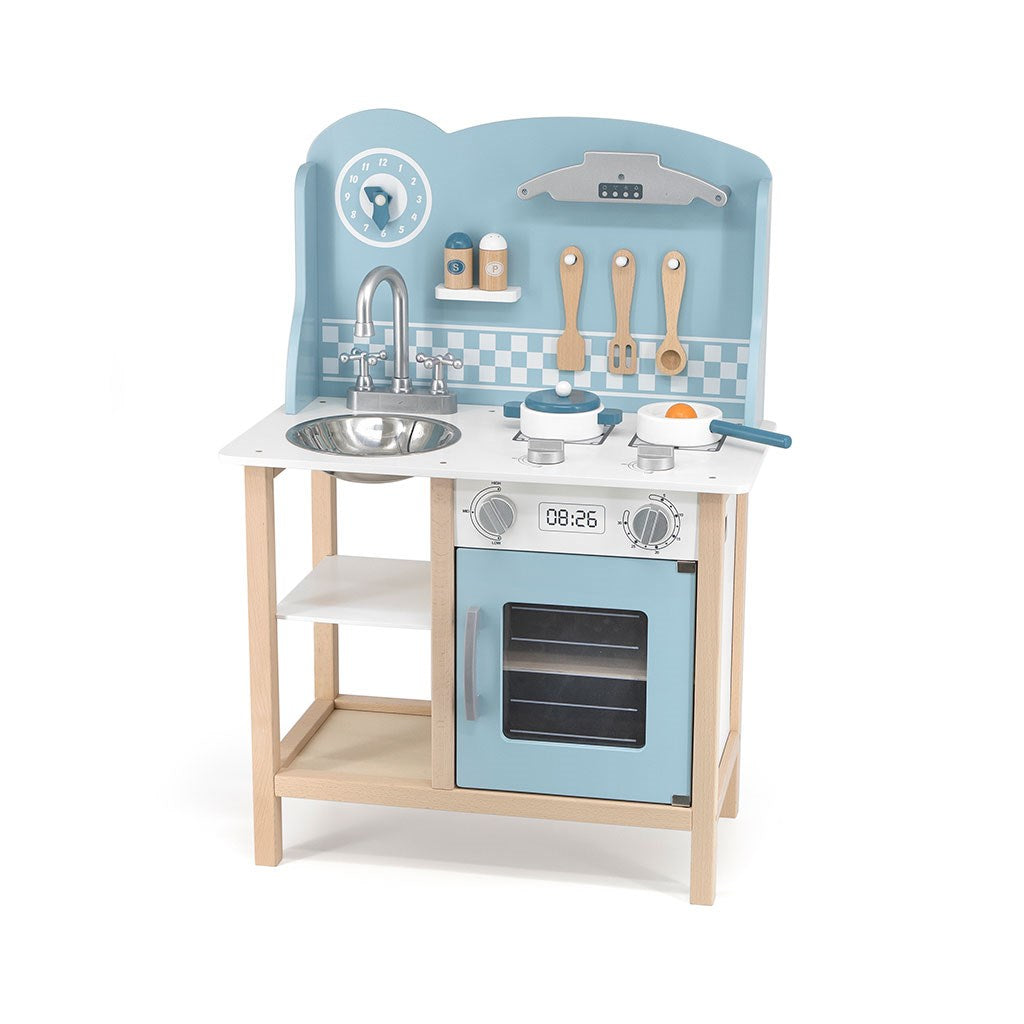 Gyermek fakonyha Viga kék