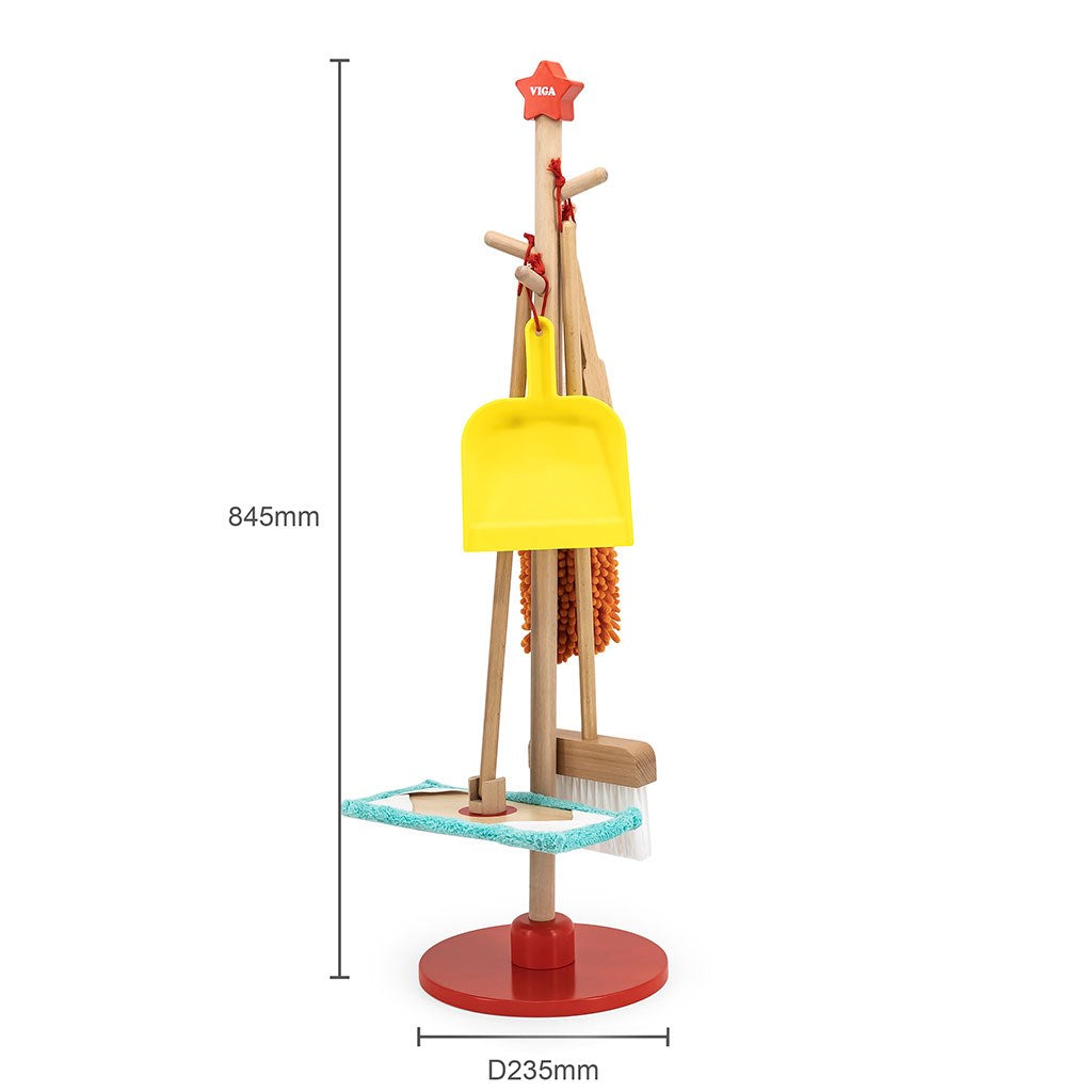 Fából készült tisztító készlet Viga