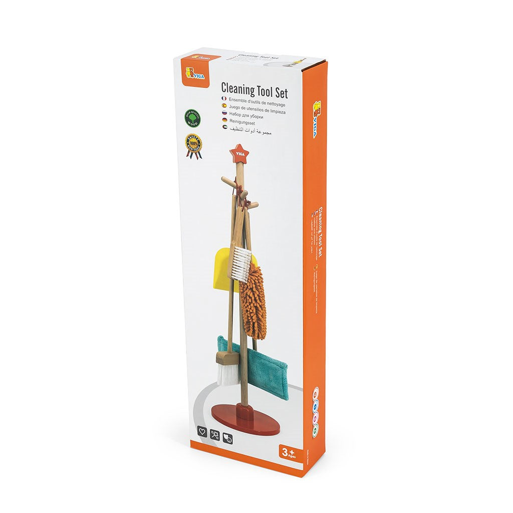 Fából készült tisztító készlet Viga