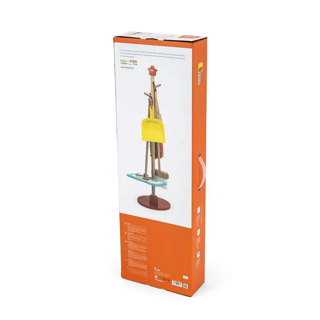Fából készült tisztító készlet Viga
