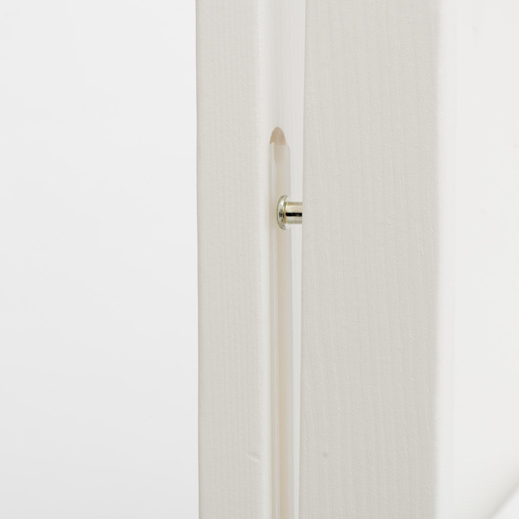 Gyerek kiságy New Baby BEA Zebra leengedhető oldalráccsal fehér