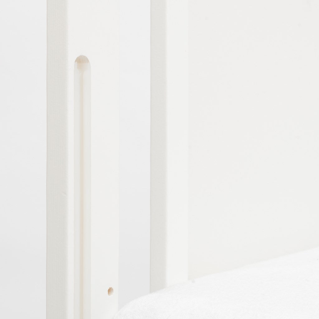 Gyerek kiságy New Baby BEA Zebra leengedhető oldalráccsal fehér