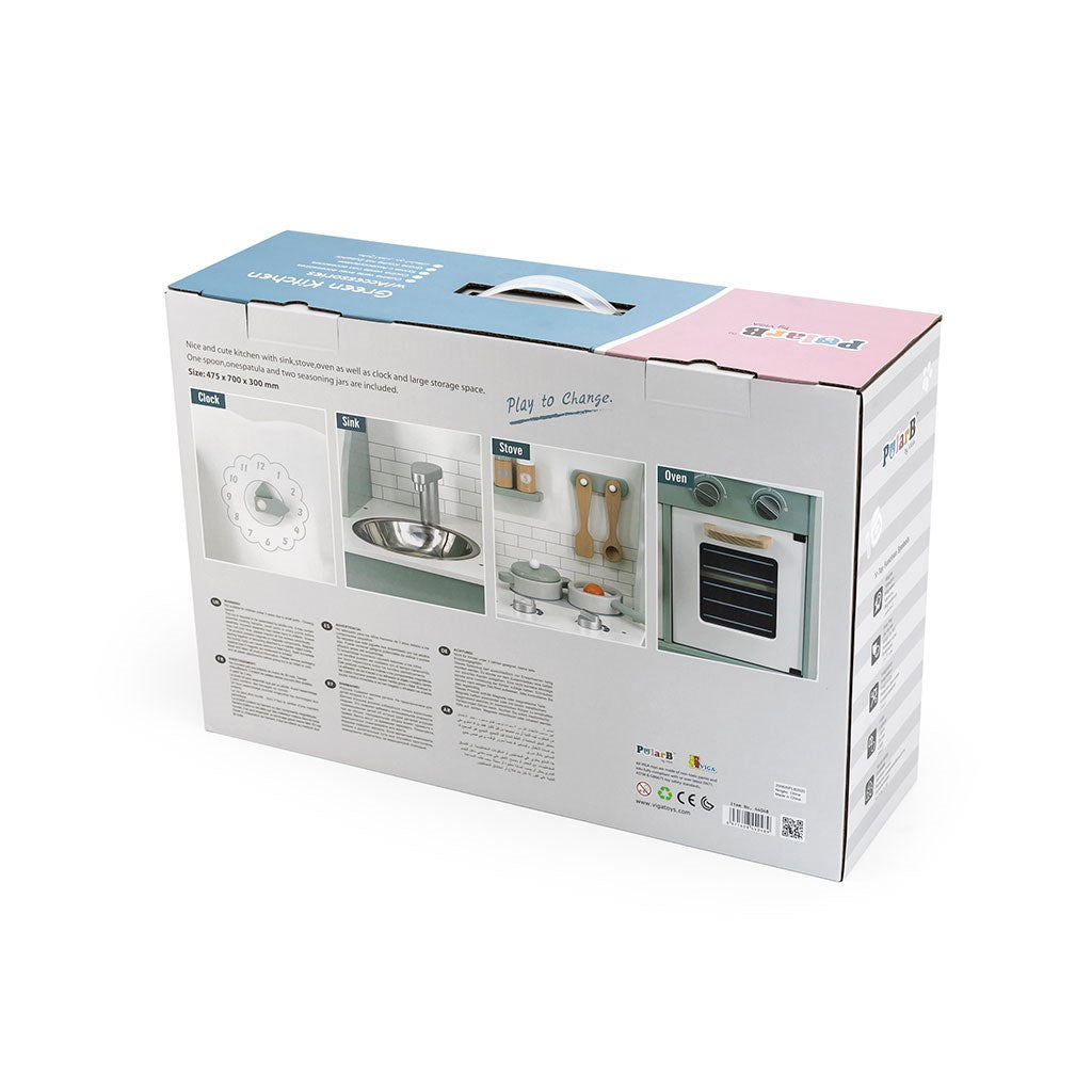 Gyermek fakonyha Viga menta