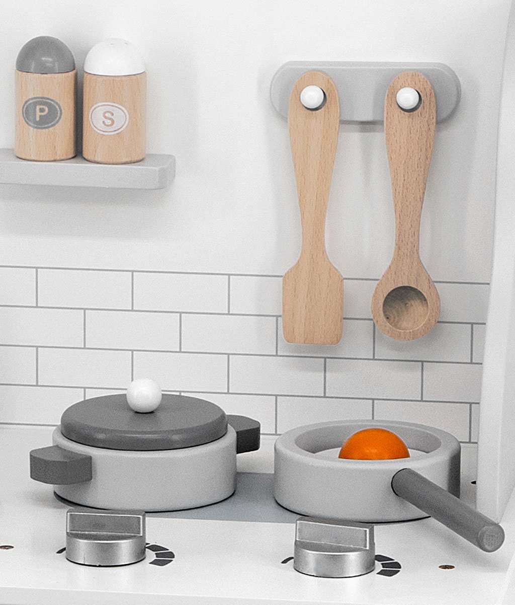 Gyermek fakonyha Viga szürke