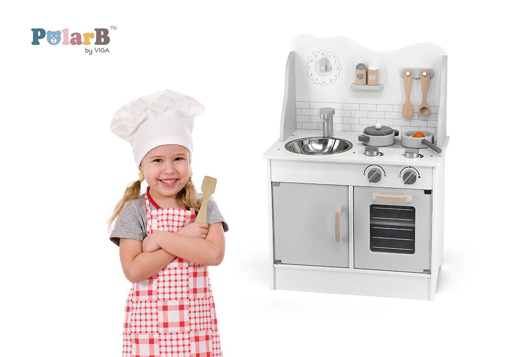 Gyermek fakonyha Viga szürke