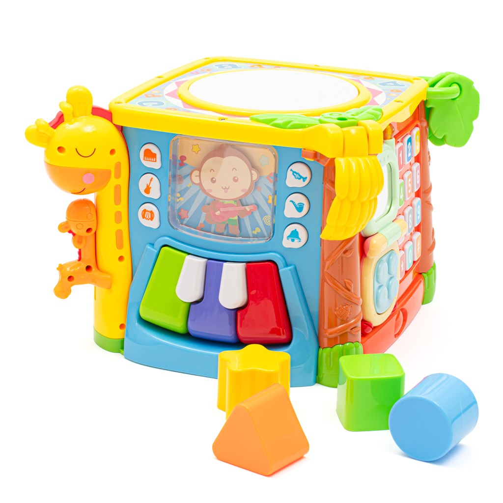 Interaktív zenei fejlesztő kocka Baby Mix