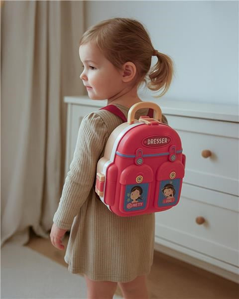 Lányos hordozható szépségszalon 3 az 1-ben hátizsák BABY MIX