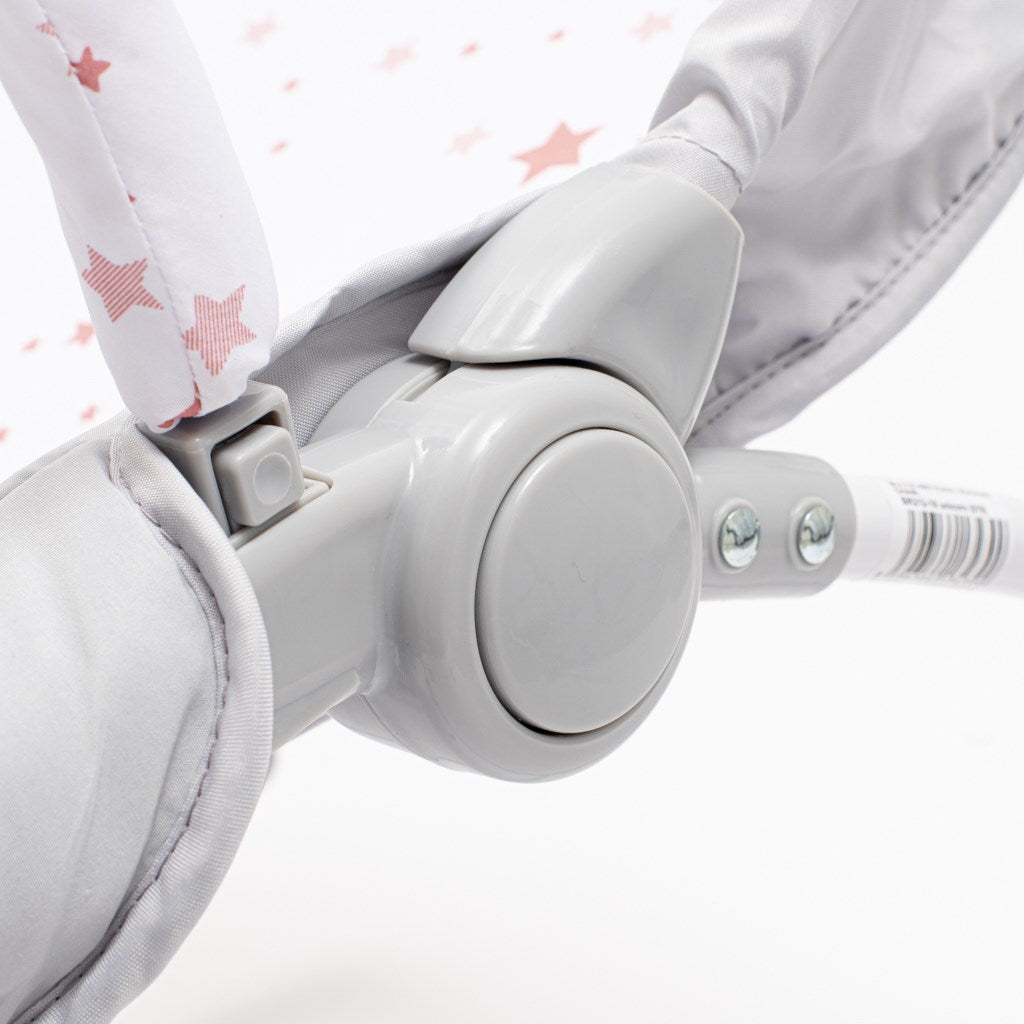 Multifunkcionális baba hinta pihenőszék Baby Mix csillagok rózsaszín