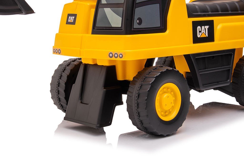 Gyermek bébitaxi CAT Bagr Baby Mix sárga