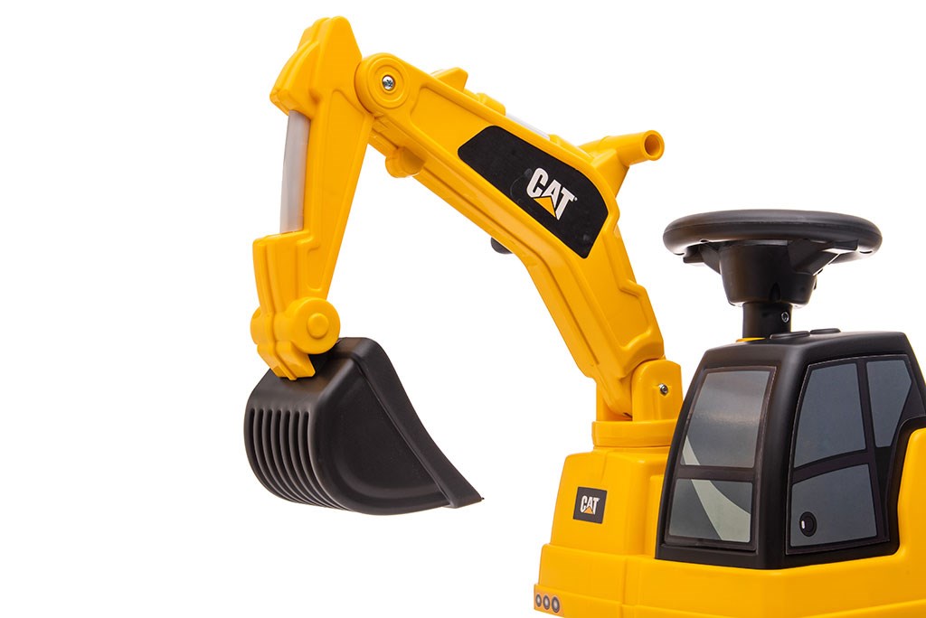 Gyermek bébitaxi CAT Bagr Baby Mix sárga