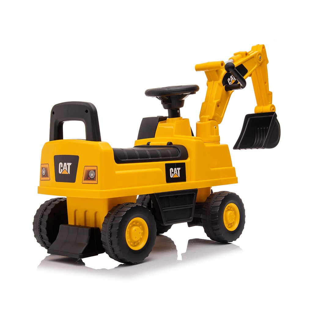 Gyermek bébitaxi CAT Bagr Baby Mix sárga