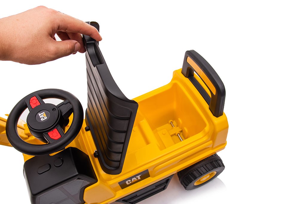 Gyermek bébitaxi CAT Bagr Baby Mix sárga