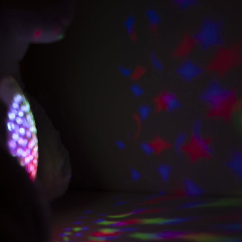 Plüss jegesmedve kivetítővel és zenével Baby Mix