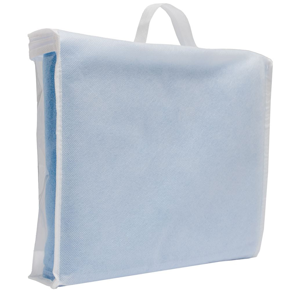 Gyermek frottír törölköző kapucnival New Baby Comfortably 100x100 cm blue