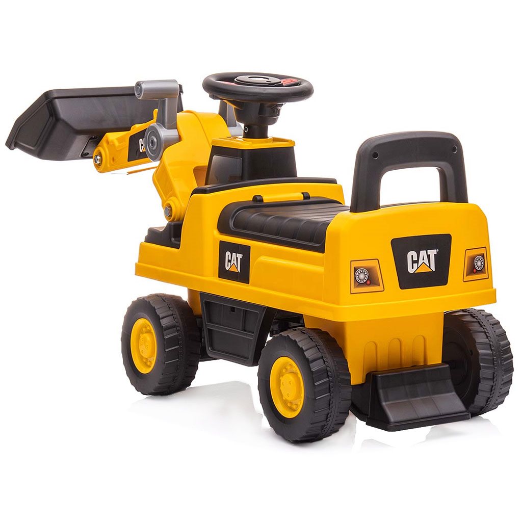 Gyermek zenélő bébitaxi rakodó CAT Milly Mally sárga