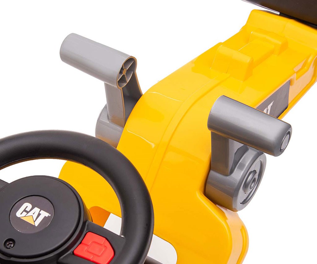 Gyermek zenélő bébitaxi rakodó CAT Milly Mally sárga