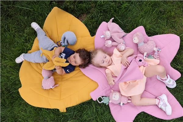 Gyermek muszlin alátét New Baby Leaf mustard