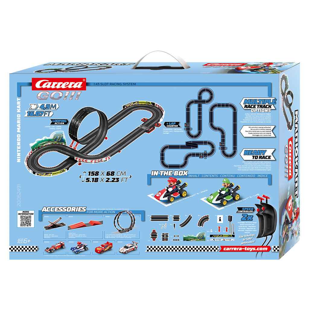 Carrera Go Nintendo Mario Kart™ 8 - 4,9m autópálya 2,9 m