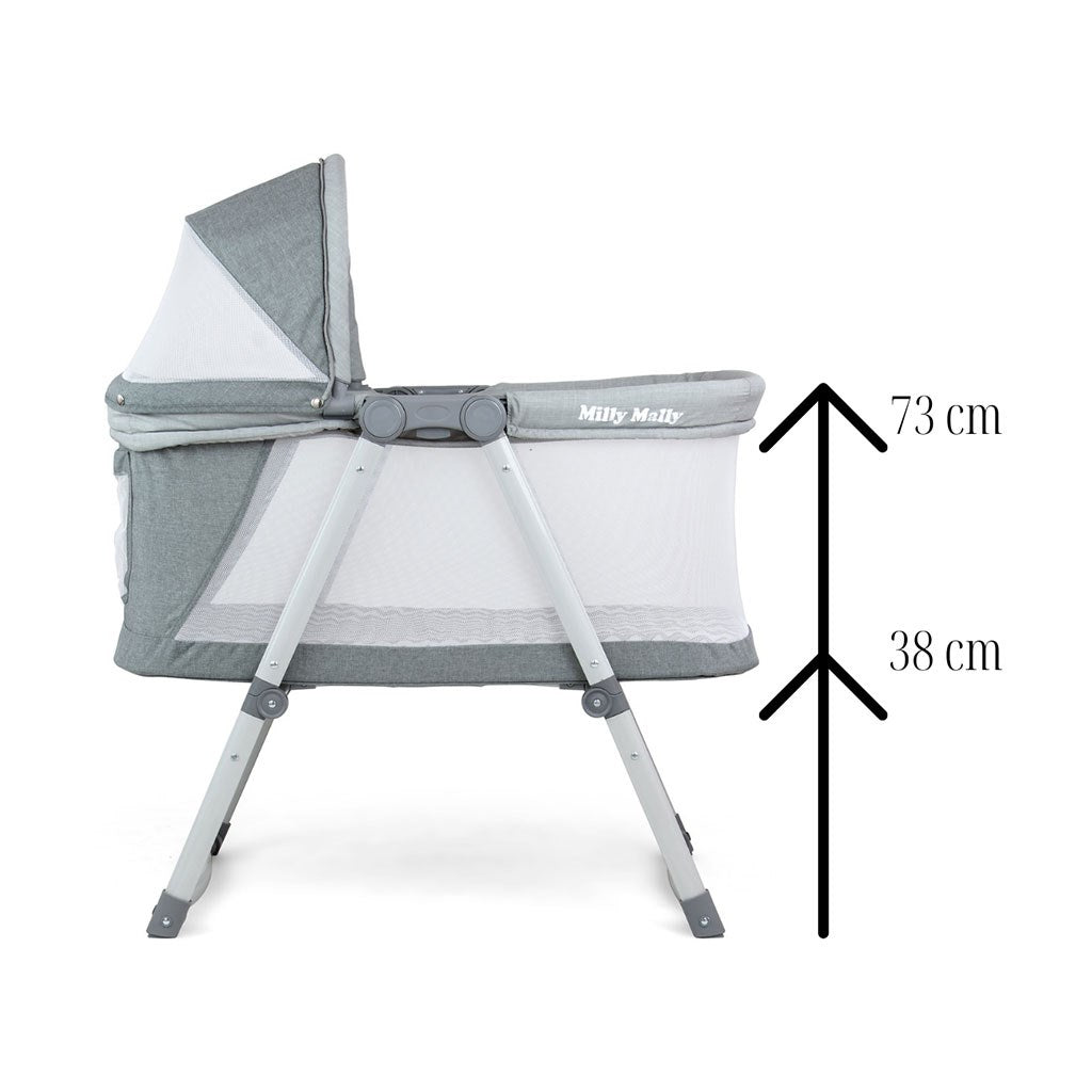 Kiságy/bölcső 2az1-ben Milly Mally Jane Beige