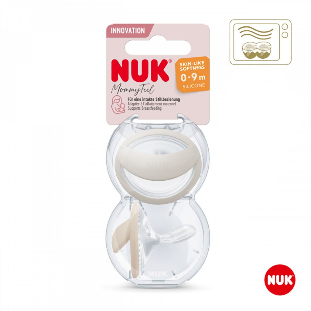 Baba cumi  NUK MommyFee 0-9h 2db krémszínű