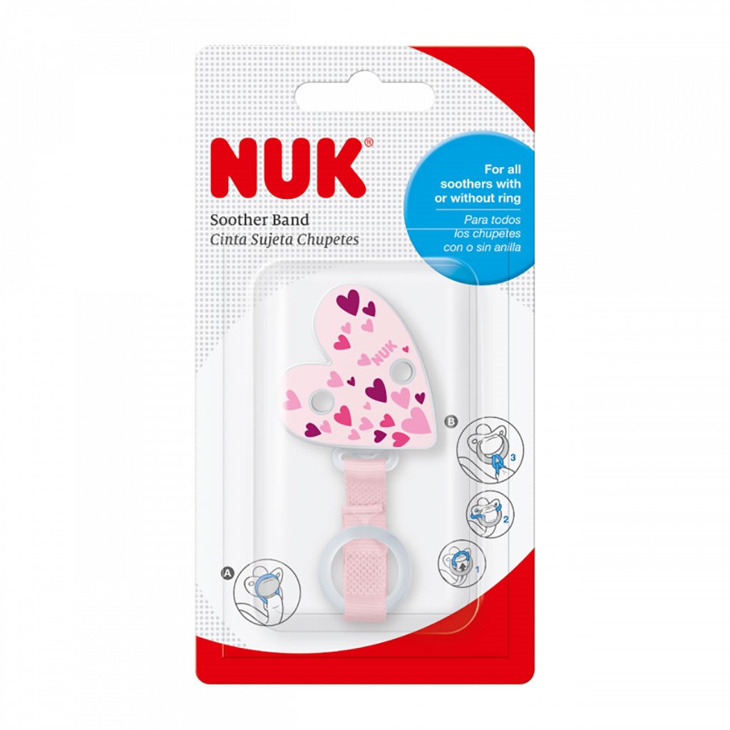 Cumitartó szalag NUK rózsaszín