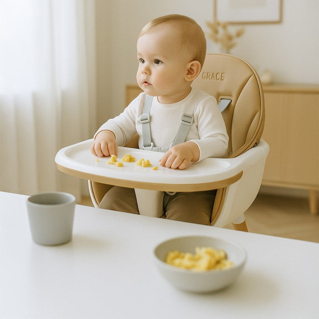 Etetőszék New Baby 3 az 1-ben Grace beige
