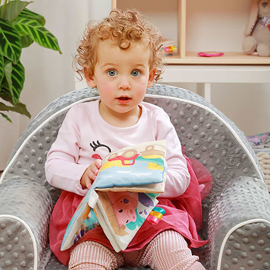 Érzékfejlesztő babakönyv Baby Ono FARM