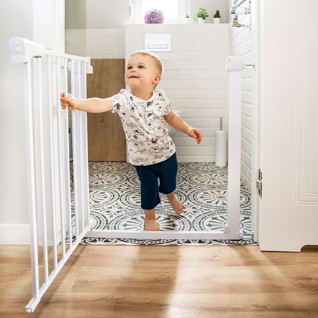 Biztonsági sorompó kapu lépcsőkhöz és ajtókhoz Baby Ono fehér