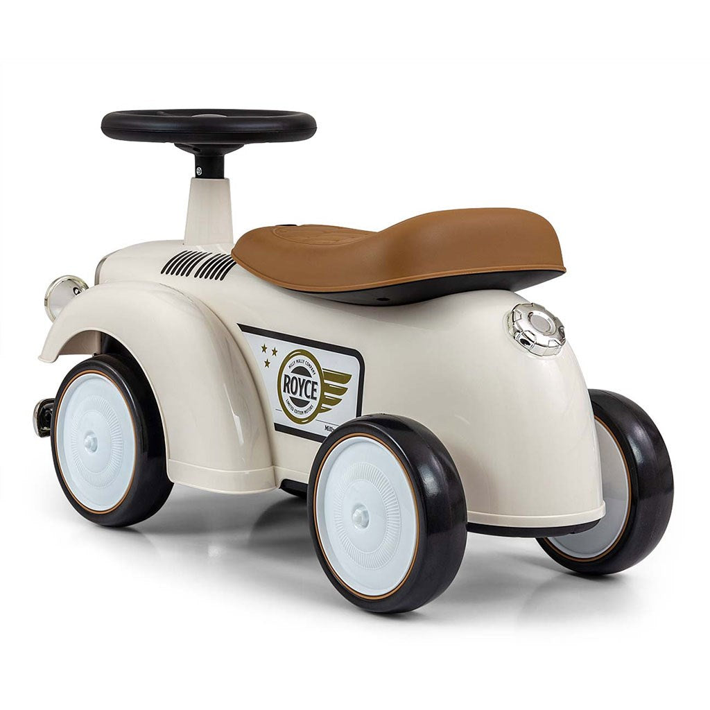 Zenélő bébitaxi Milly Mally Royce fehér