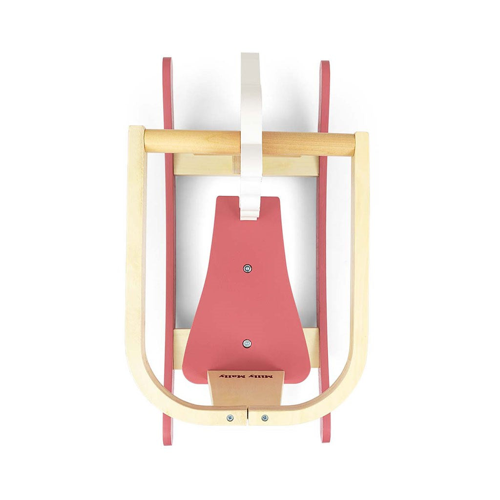 Fából készült hintaló háttámlával Milly Mally Lucky 12 rózsaszín