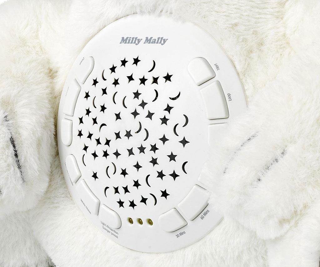 Plüss szundibarát maci projektorral Milly Mally