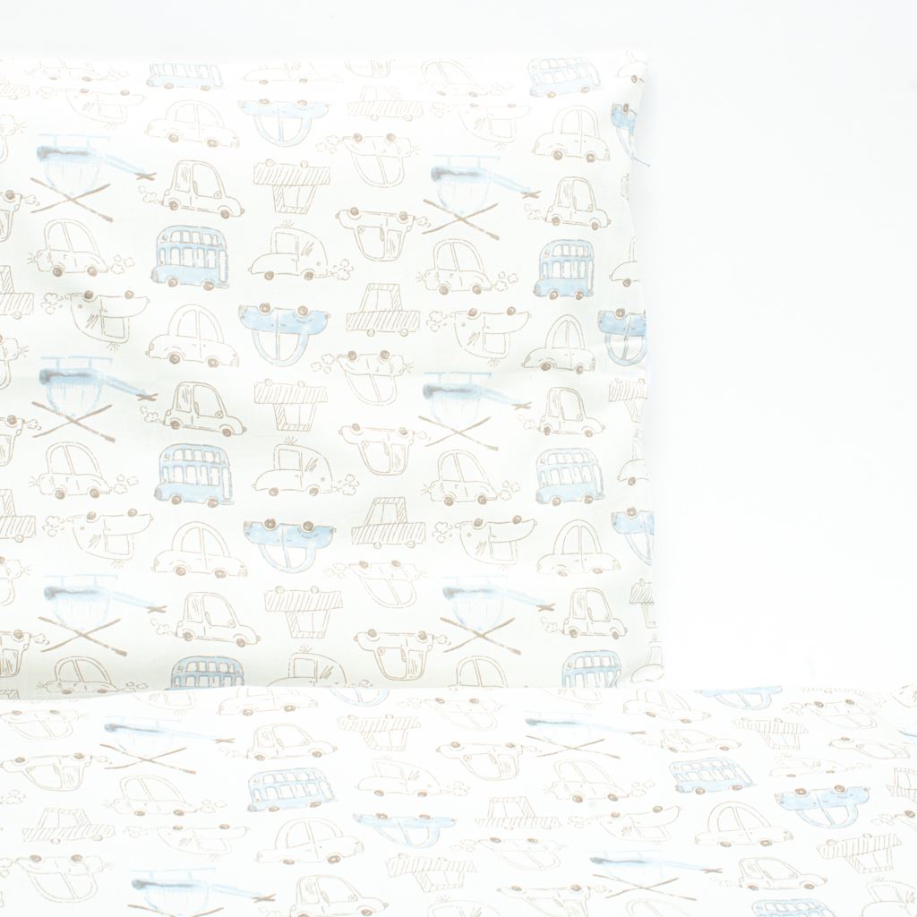 2-részes ágyneműhuzat New Baby My Cars 100/135 cm