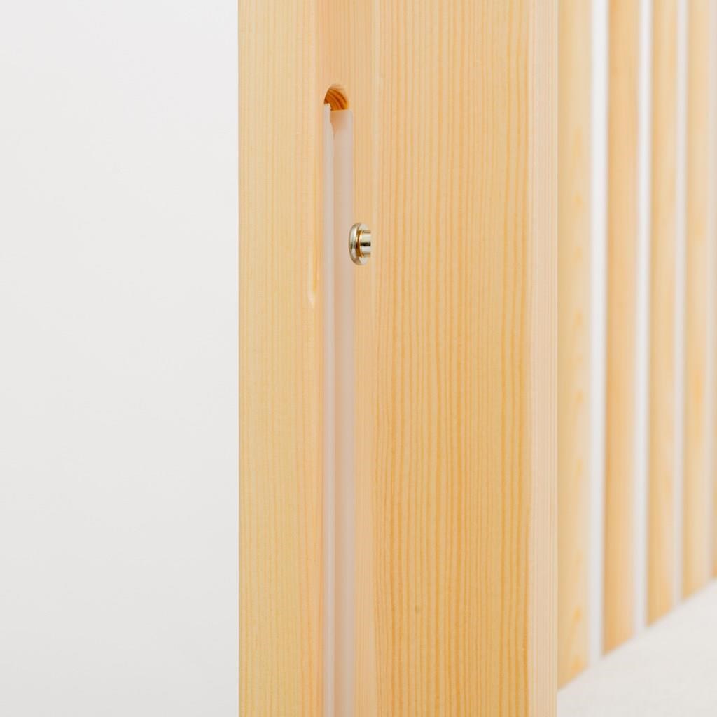 Gyerek kiságy New Baby LILLY leengedhető oldalráccsal és fiókkal természetes