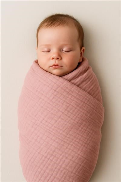 Muszlin gyermek pléd New Baby 70x100 cm rózsaszín