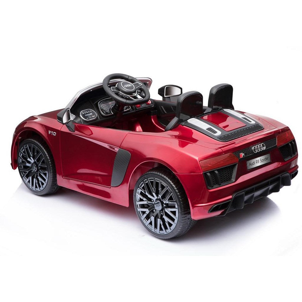 Elektromos autó BABY MIX  AUDI R8 Spyder MAXI piros metál