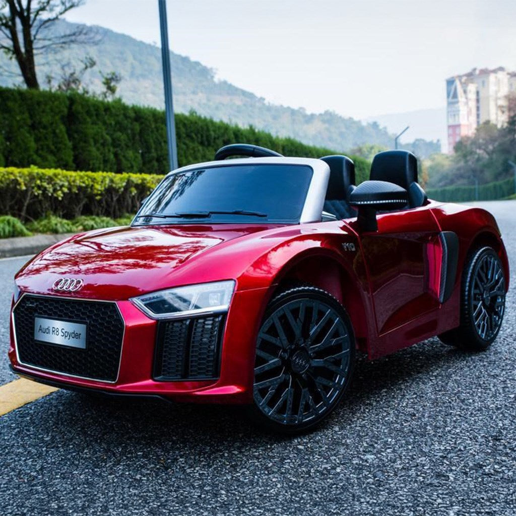 Elektromos autó BABY MIX  AUDI R8 Spyder MAXI piros metál