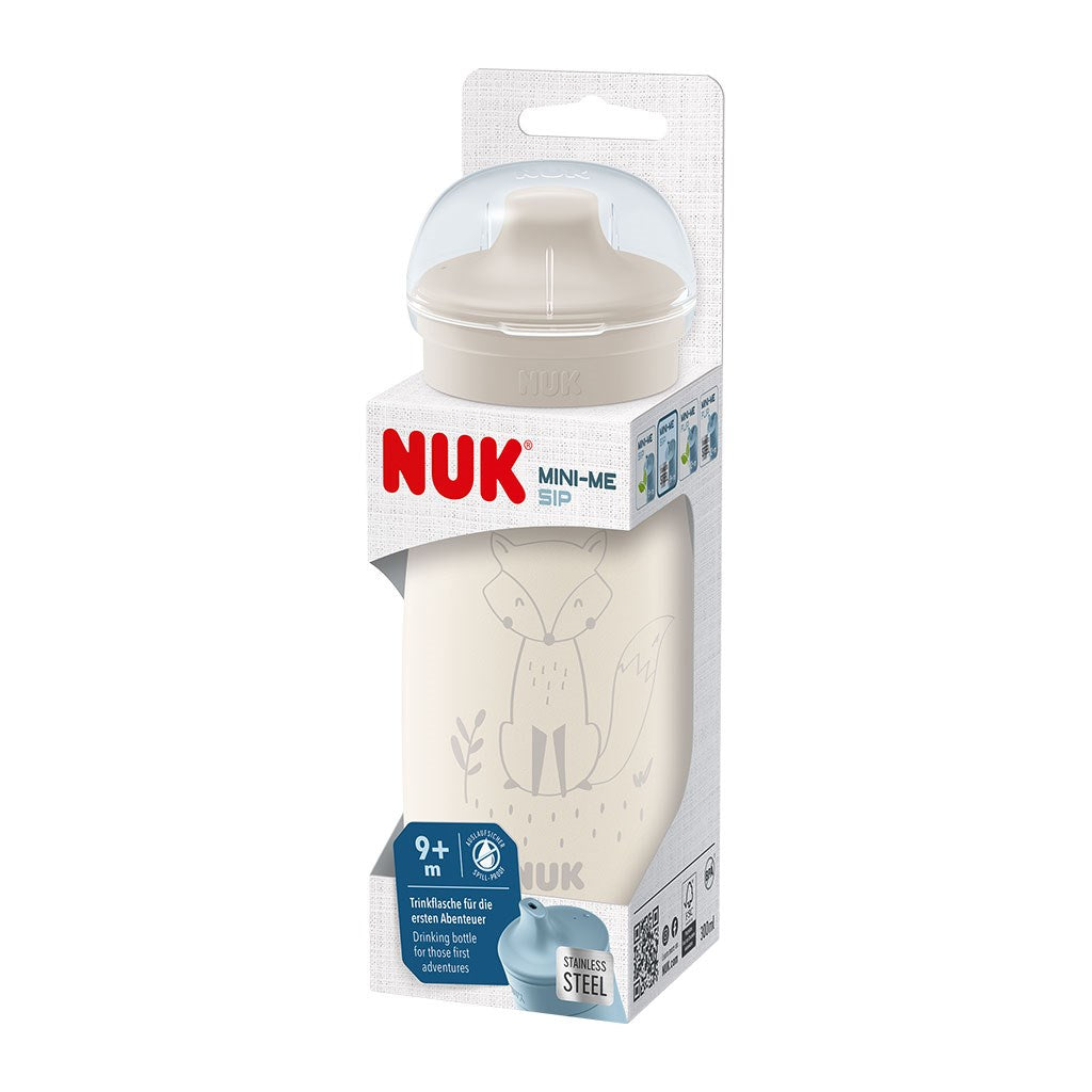 Gyermek itatópohár NUK Mini-Me Sip 300 ml biege