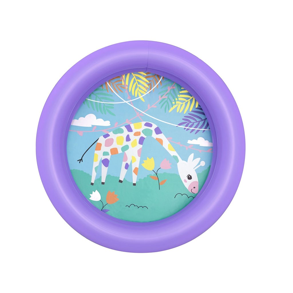 Gyermek felfújhatós medence Bestway Mikro 61x15 cm lila