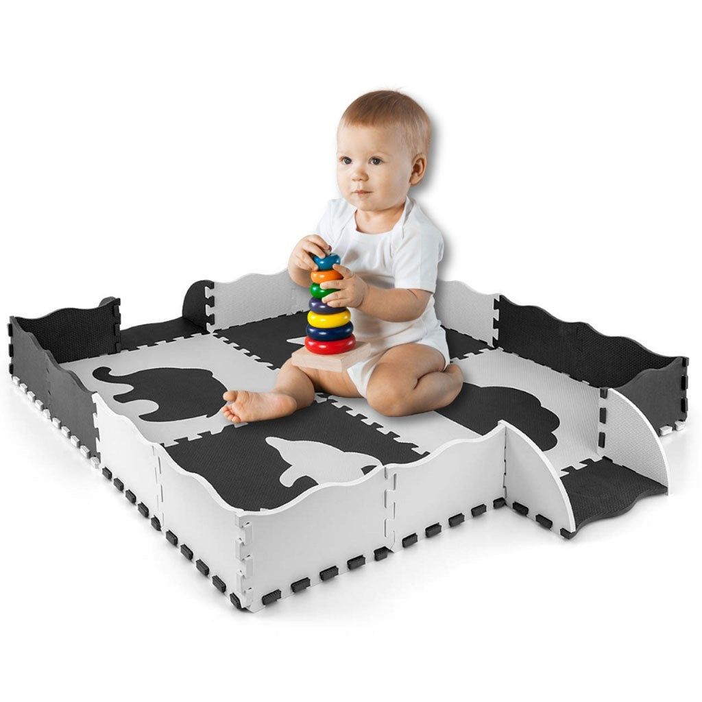 Habszivacs puzzle szőnyeg Milly Mally Jolly 2x2 Grey