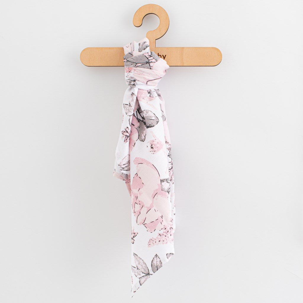 Muszlin pelenka New Baby 60x80 cm 3 db LÁNY