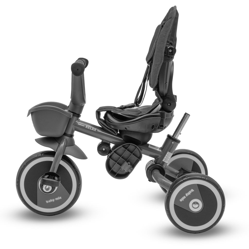 Gyerek tricikli Baby Mix 5az1-ben RELAX 365° szürke