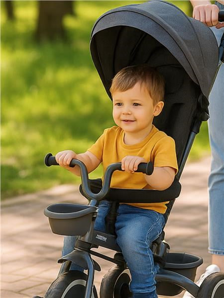 Gyerek tricikli Baby Mix 5az1-ben RELAX 365° szürke