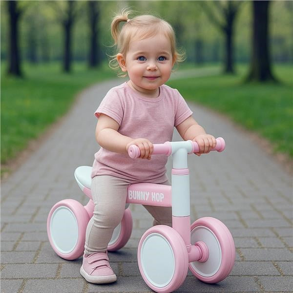 Gyerek futóbicikli Baby Mix Bunny Hop Ultralight rózsaszín