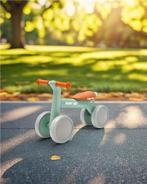 Gyerek futóbicikli Baby Mix Bunny Hop Ultralight zöld