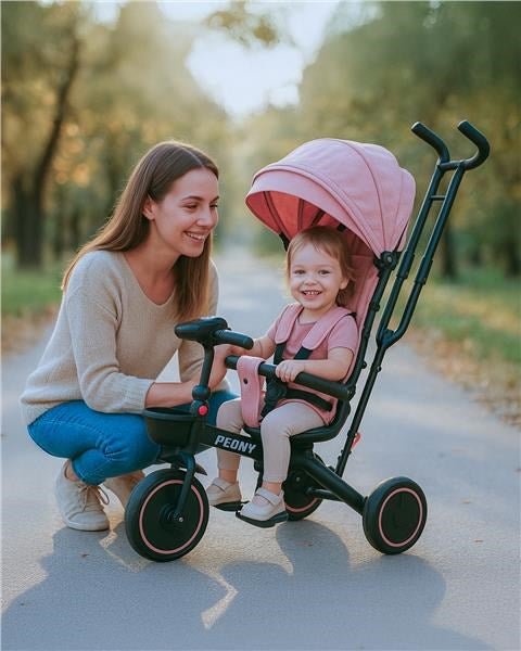 Baby Mix Peony EVA rózsaszín gyerek tricikli