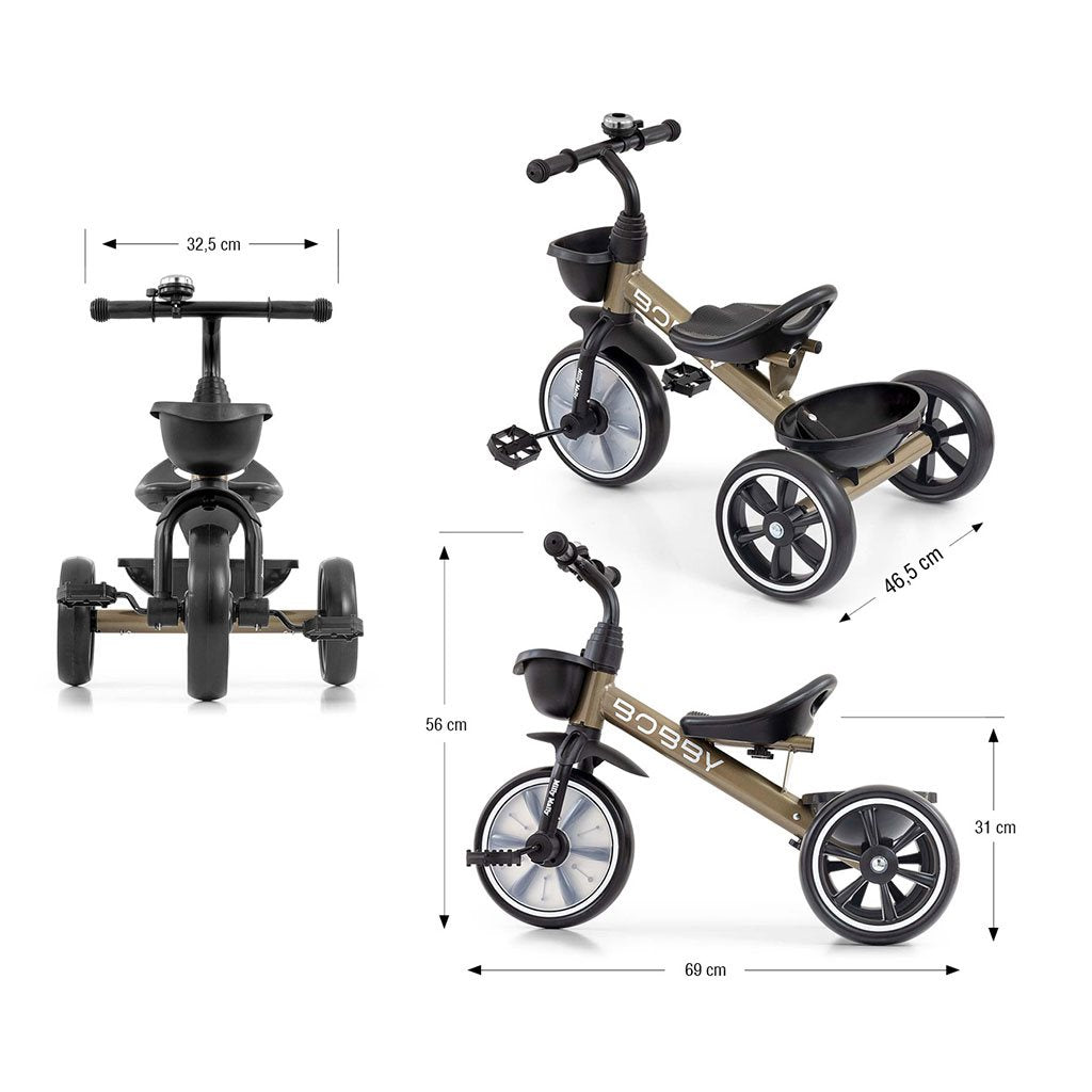 Gyerek háromkerekű bicikli Milly Mally Bobby Golden