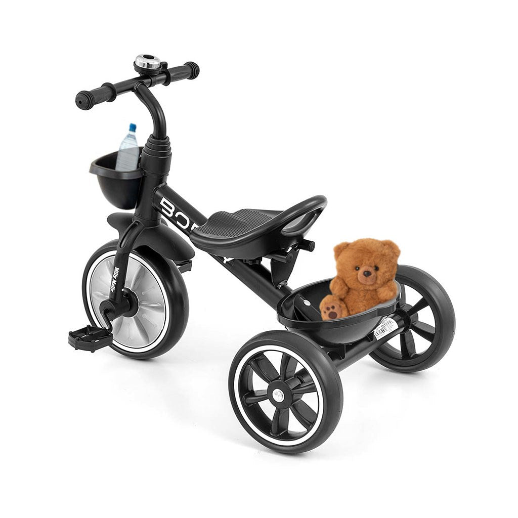 Gyerek háromkerekű bicikli Milly Mally Bobby Black