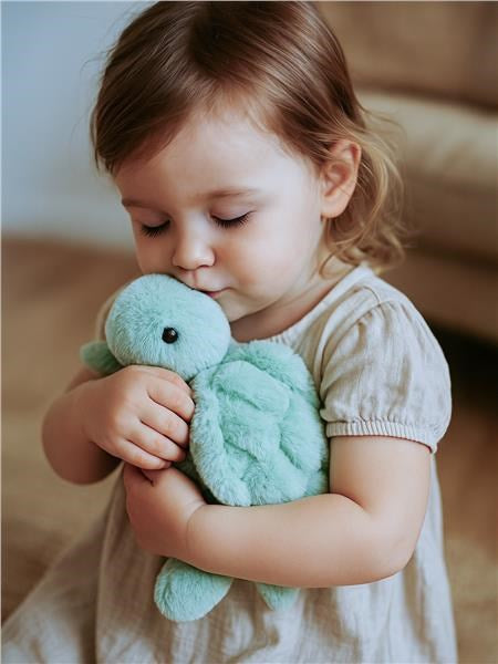 Baby Mix plüss játék teknős 26 cm zöld