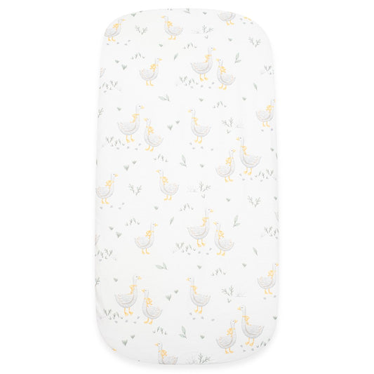 Pamut babakocsihoz való lepedő New Baby Libák 35x75cm